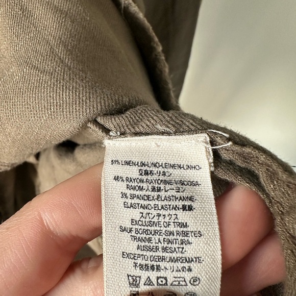 Free People Size Medium Linen Jacket - Picture 10 of 16